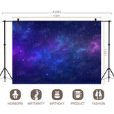 LB0001 Galaxy Texture Backdrop